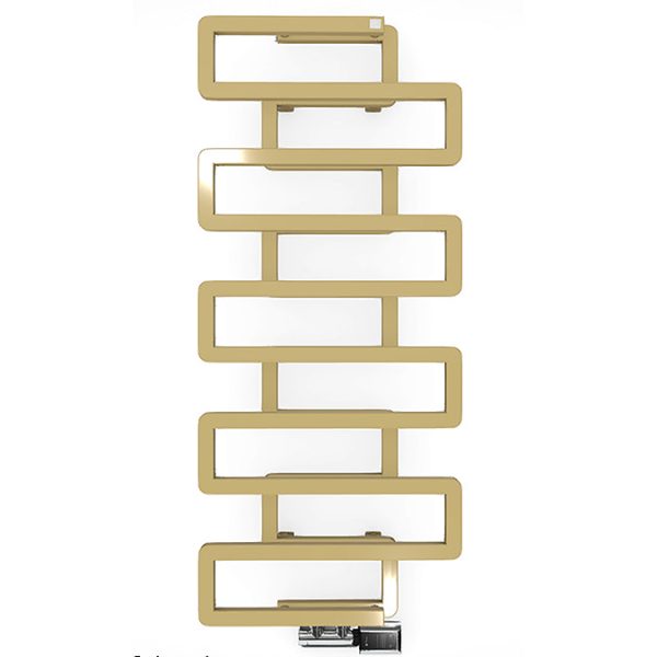 Terma Bookie Brass Heated Towel Rail 1155 x 500mm - Image 4