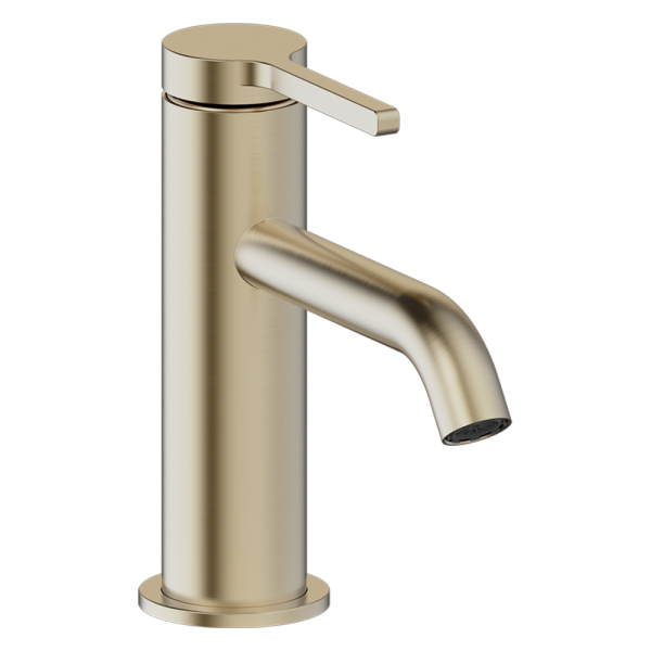 Britton Hoxton 2.0 Slim Mono Basin Mixer   Brushed Brass