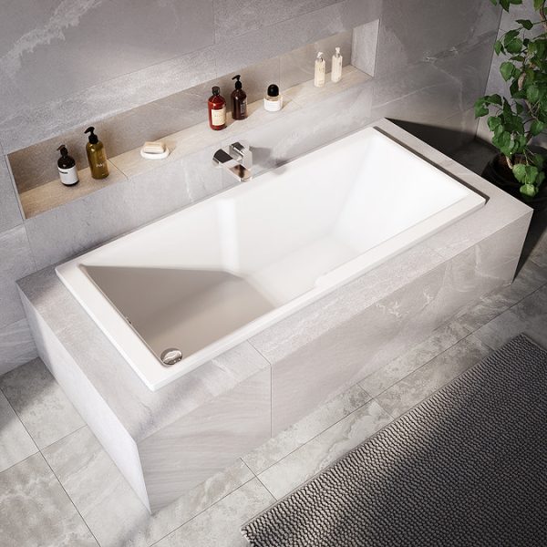 Bordo Single Ended Bath 1700 x 750mm - Image 4