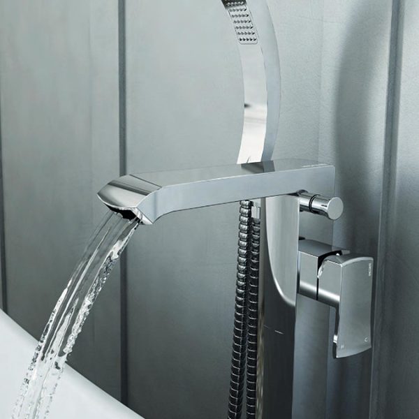 Bristan Descent Floor Standing Bath Shower Mixer - Image 2