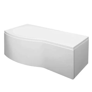 Cruze Shower Bath   1700mm B Shaped with Acrylic Panel