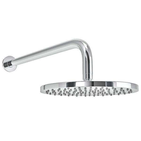 Bosa Modern Shower Package with Concealed Valve + Round Rainfall Head - Image 4