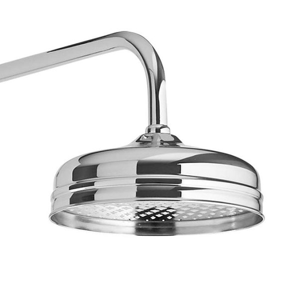 Hudson Reed Topaz Black Triple Thermostatic Shower Valve with Rigid Riser Kit + Bath Spout - Image 3