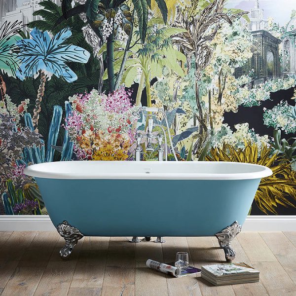 Heritage Buckingham Roll Top Cast Iron Bath (1700x770mm) with Feet - Image 2