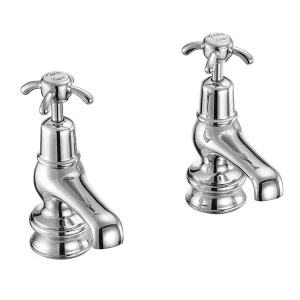 Burlington Anglesey Regent   Chrome 3" Basin Taps