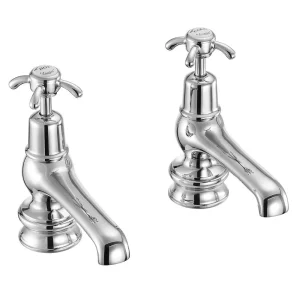 Burlington Anglesey Regent   Chrome 5" Basin Taps