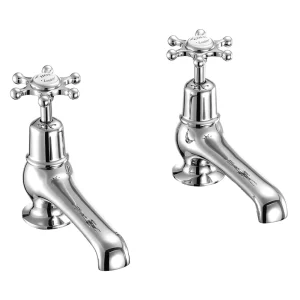 Burlington Birkenhead   Chrome 5" Basin Taps