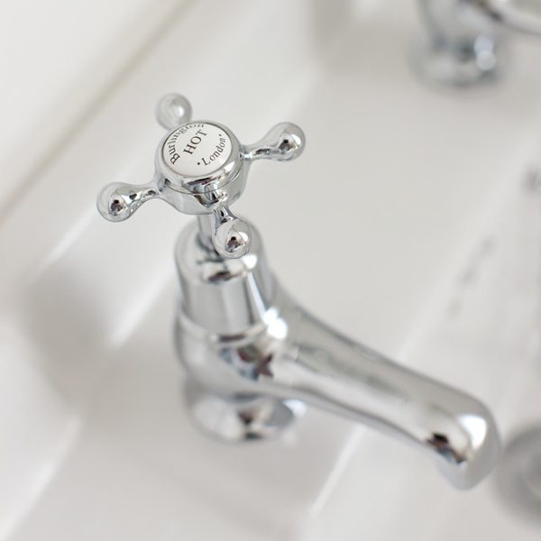 Burlington Claremont   Chrome 3" Basin Taps - Image 3
