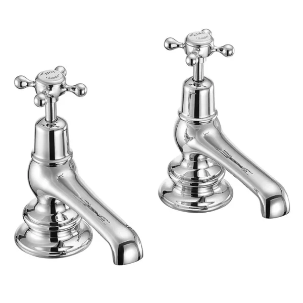 Burlington Claremont Regent   Chrome Bath Taps