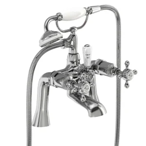 Burlington   Stafford Bath Deck Mounted Shower Mixer