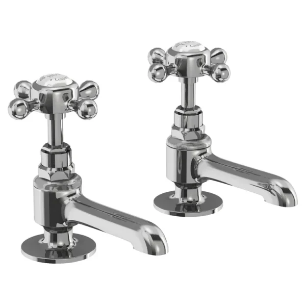 Burlington   Stafford Long Nose Basin Pillar Taps