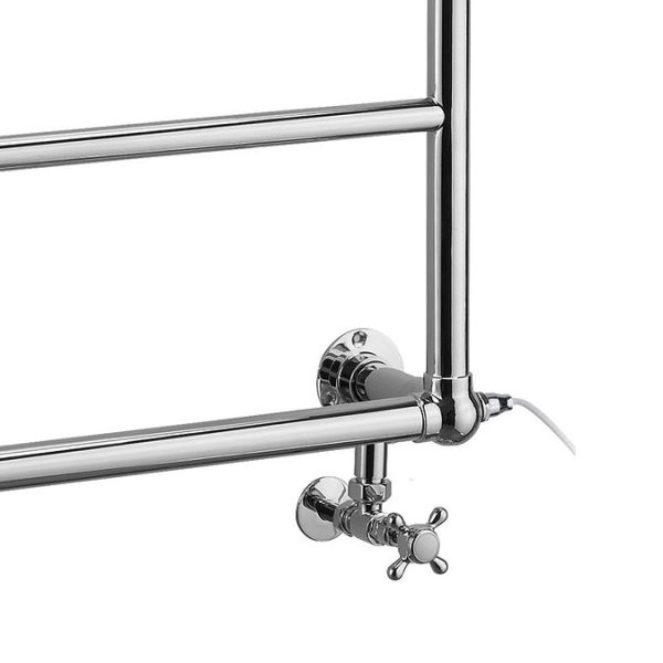 Burlington Traditional Full Cleaver Radiator (inc. Valves + Electric Heating Kit) - Image 2
