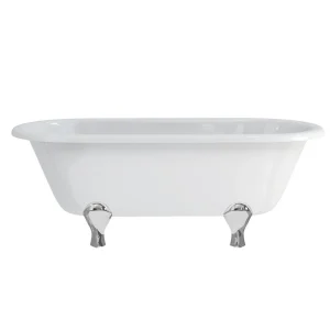 Burlington Windsor Double Ended 1700mm with Chrome Luxury Arc Feet