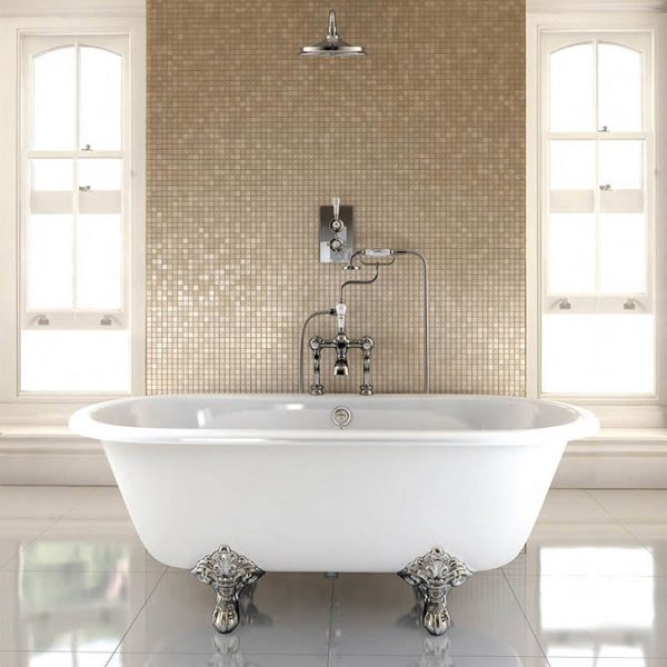 Burlington Windsor Double Ended 1700mm Freestanding Bath + Legs - Image 2