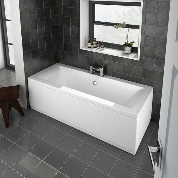 Buxton Matt White Double Ended Bath - Image 3