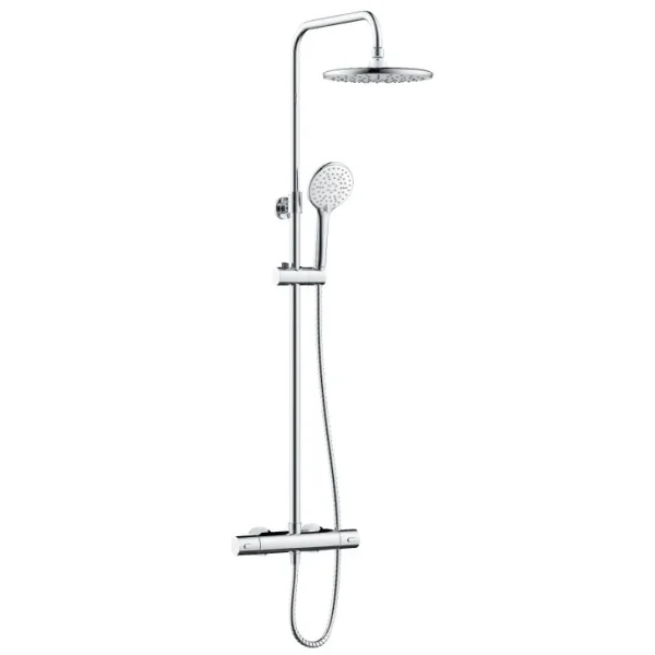 Bristan Buzz2 Cool Touch Bar Shower Mixer with Rigid Riser Kit   Chrome