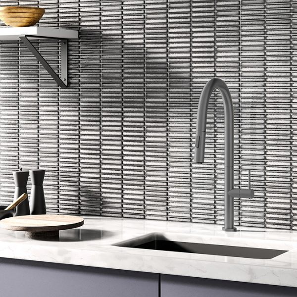 Bower Geneva Kitchen Sink Mixer with Pull Out Hose and Spray Head   Gunmetal Grey - Image 2