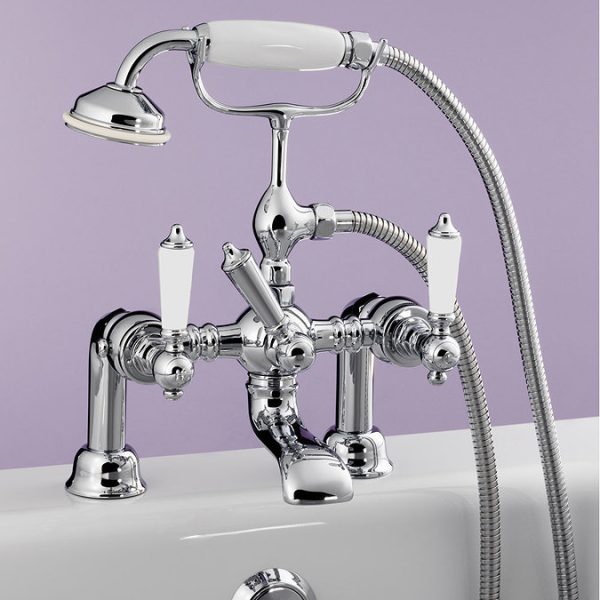 Silverdale Berkeley Bath Shower Mixer Taps Chrome - Image 2