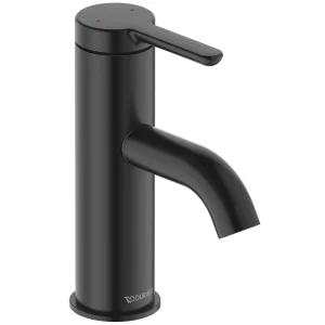Duravit C.1 S Size Single Lever Basin Mixer   Matt Black