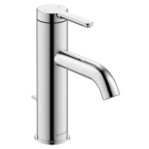 Duravit C.1 M Size Single Lever Basin Mixer with Pop up Waste   Chrome