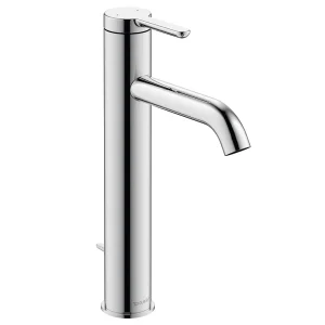 Duravit C.1 L Size Single Lever Basin Mixer with Pop up Waste   Chrome