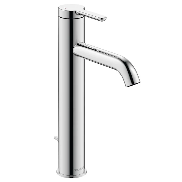 Duravit C.1 L Size Single Lever Basin Mixer with Pop up Waste   Chrome