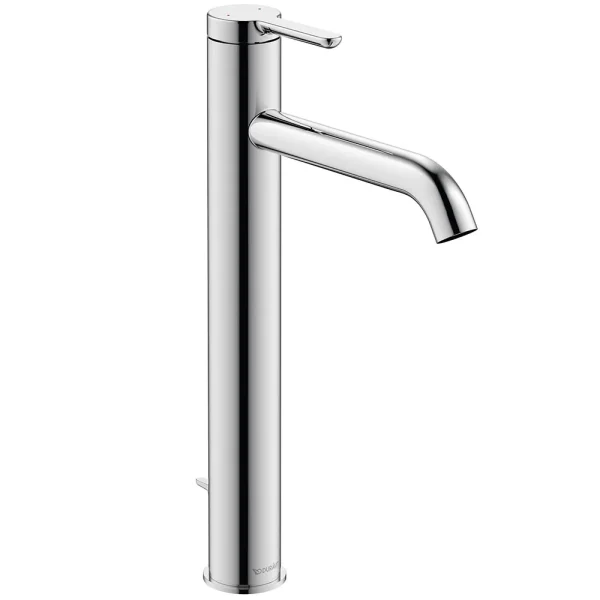 Duravit C.1 XL Size Single Lever Basin Mixer with Pop up Waste   Chrome