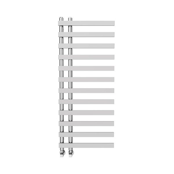 Arezzo Chrome 1200 x 500mm 12 Bars Designer Heated Towel Rail - Image 4