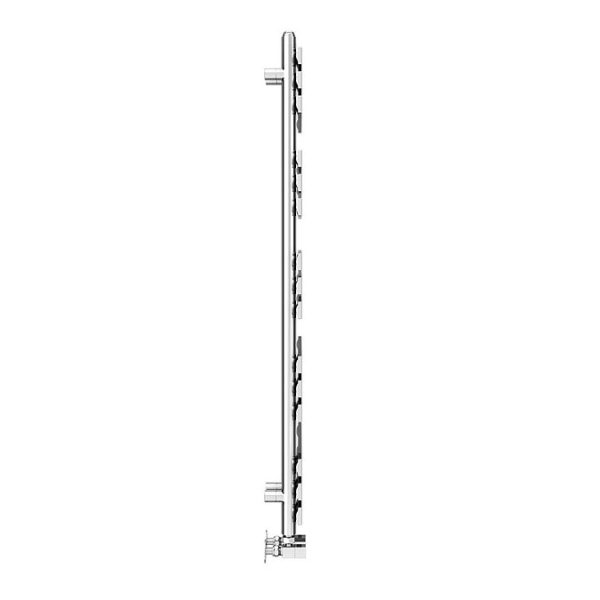 Arezzo Chrome 1200 x 500mm 15 bars Designer Heated Towel Rail - Image 2