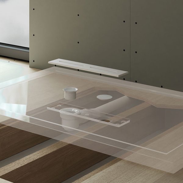 Kudos Connect2 Anti Slip Square Shower Tray + Waste - Image 3