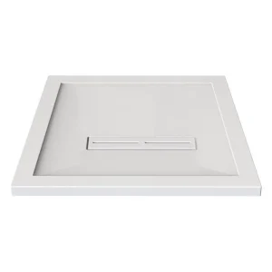 Kudos Connect2 Anti Slip Square Shower Tray + Waste