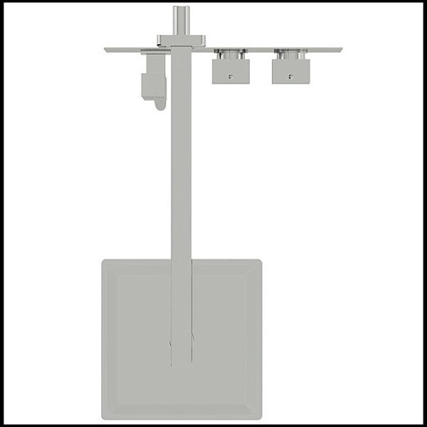 Orchard Wharfe Chrome Thermostatic Twin Square Shower Valve Set With Head + Handset - Image 2