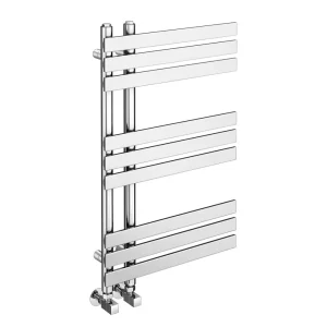 Arezzo Chrome 800 x 500mm 9 Bars Designer Heated Towel Rail
