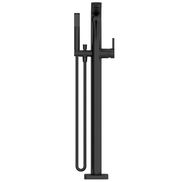 Mode Calatrava Matt Black Freestanding Bath Shower Mixer Tap - Image 5