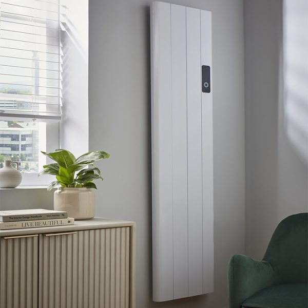 Urban Electric Smart Wifi Aluminium Panel 1500W Energy Saving Vertical White Radiator   1600 x 453mm - Image 3