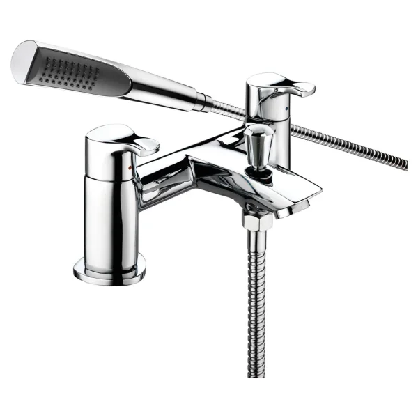 Bristan Capri Contemporary Pillar Bath Shower Mixer   Chrome