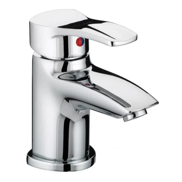 Bristan Capri Contemporary Basin Mixer with Eco Click & Pop up Waste   Chrome