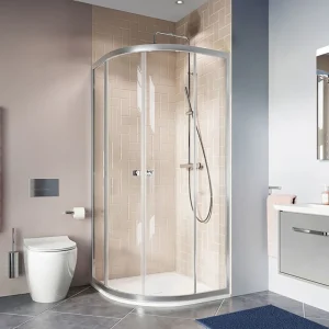 Crosswater 800 x 800mm Clear 6 Quadrant Double Door Shower Enclosure