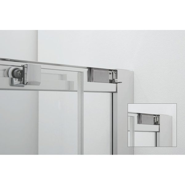Crosswater 1200 x 900mm Clear 6 Offset Quadrant Single Door Shower Enclosure - Image 3