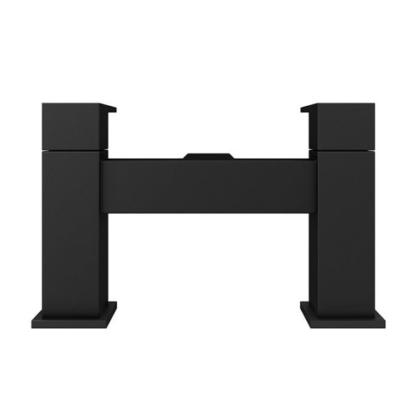 Arezzo Square Matt Black Bath Filler Tap - Image 2