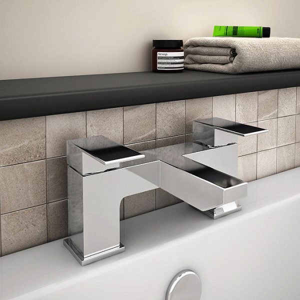 Cast Modern Bathroom Tap Package (Bath + Basin Tap) - Image 3