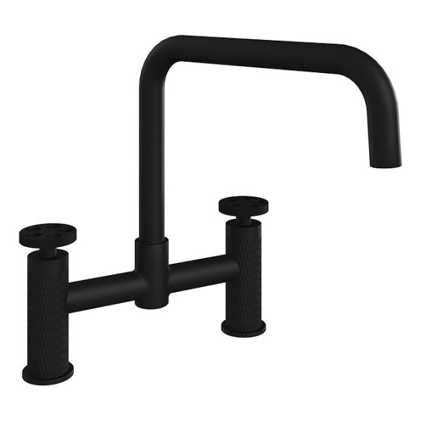 The Tap Factory Quilt Bridge Mixer D Spout Tap with K2 Filter Kit   Vanto Black - Image 3