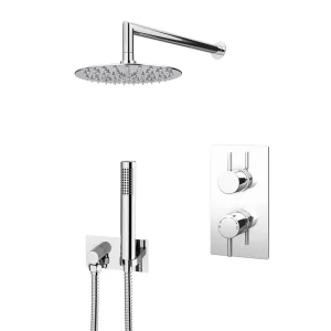Cruze Shower Pack (with 200mm Wall Mounted Head, Wall Outlet Elbow + Shower Handset)