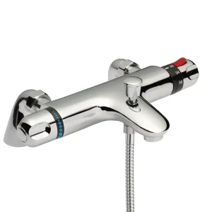 Nuie Reef Thermostatic Bath Shower Mixer   Chrome