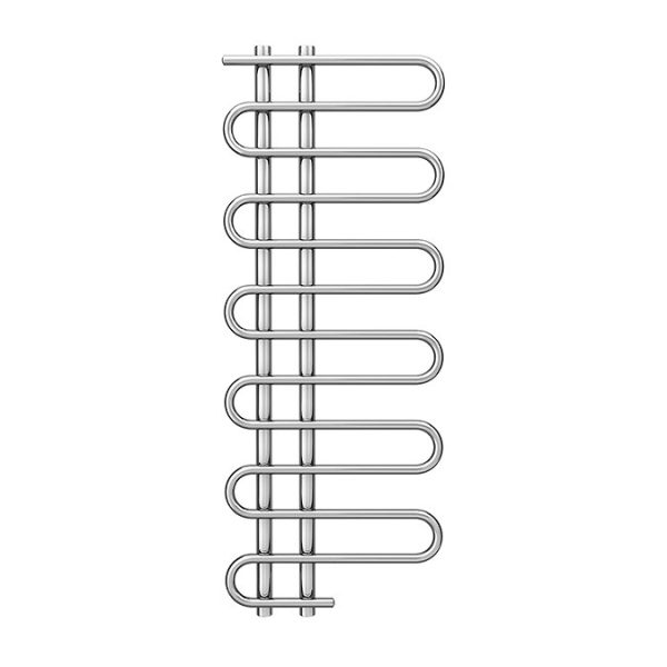 Kai Designer Heated Towel Rail 1310mm x 500mm Chrome - Image 2