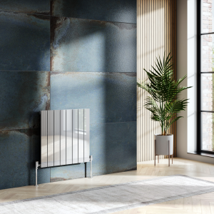 Urban Horizontal Radiator   Chrome   Single Panel (600mm High) 604mm Wide
