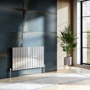 Urban Horizontal Radiator   Chrome   Single Panel (H600xW984mm)