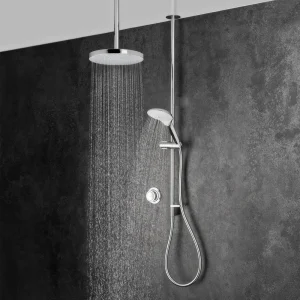 Mira Mode Dual Ceiling Fed Digital Shower   High Pressure