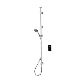 Triton ENVi 9.0KW Electric Shower with Ceiling Fed Shower Kit   Silver