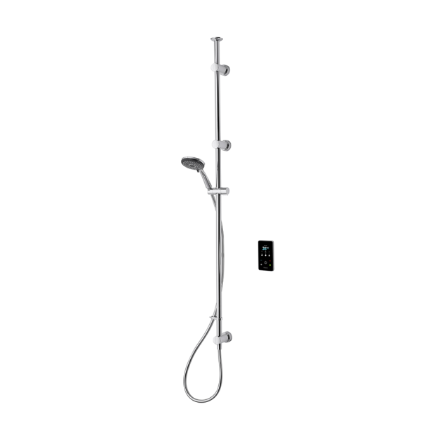 Triton ENVi 10.5KW Electric Shower with Ceiling Fed Shower Kit   Silver